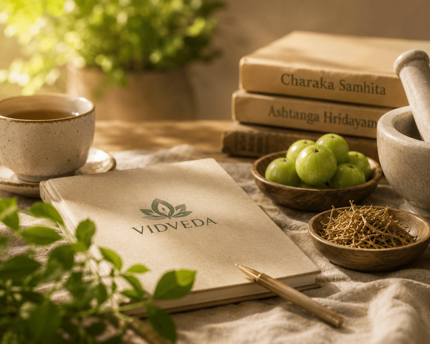 Portrait of a verified BAMS/MD Ayurvedic doctor